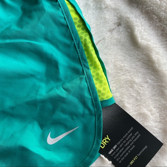 ✨NEW✨ NIKE Turquoise & Lime Athletic Shorts - Picture 4 of 5